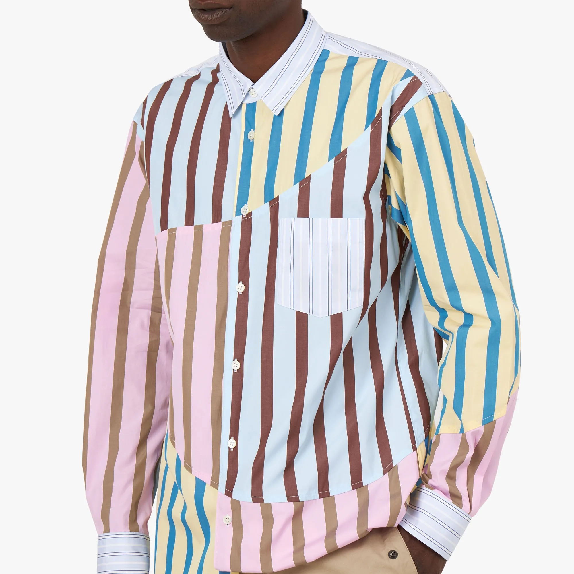 COMME des GARÇONS Shirt Cotton / Stripe