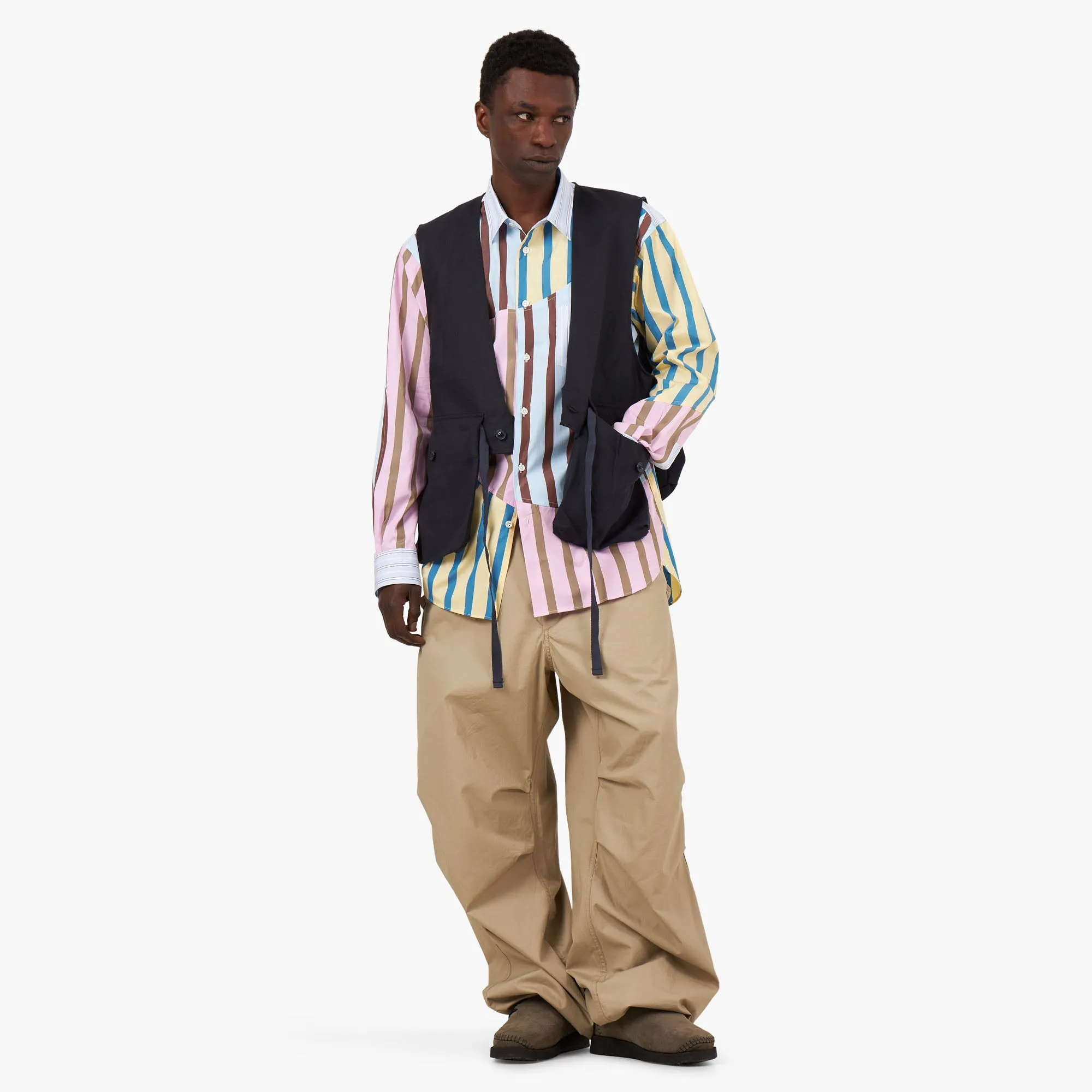 COMME des GARÇONS Shirt Cotton / Stripe