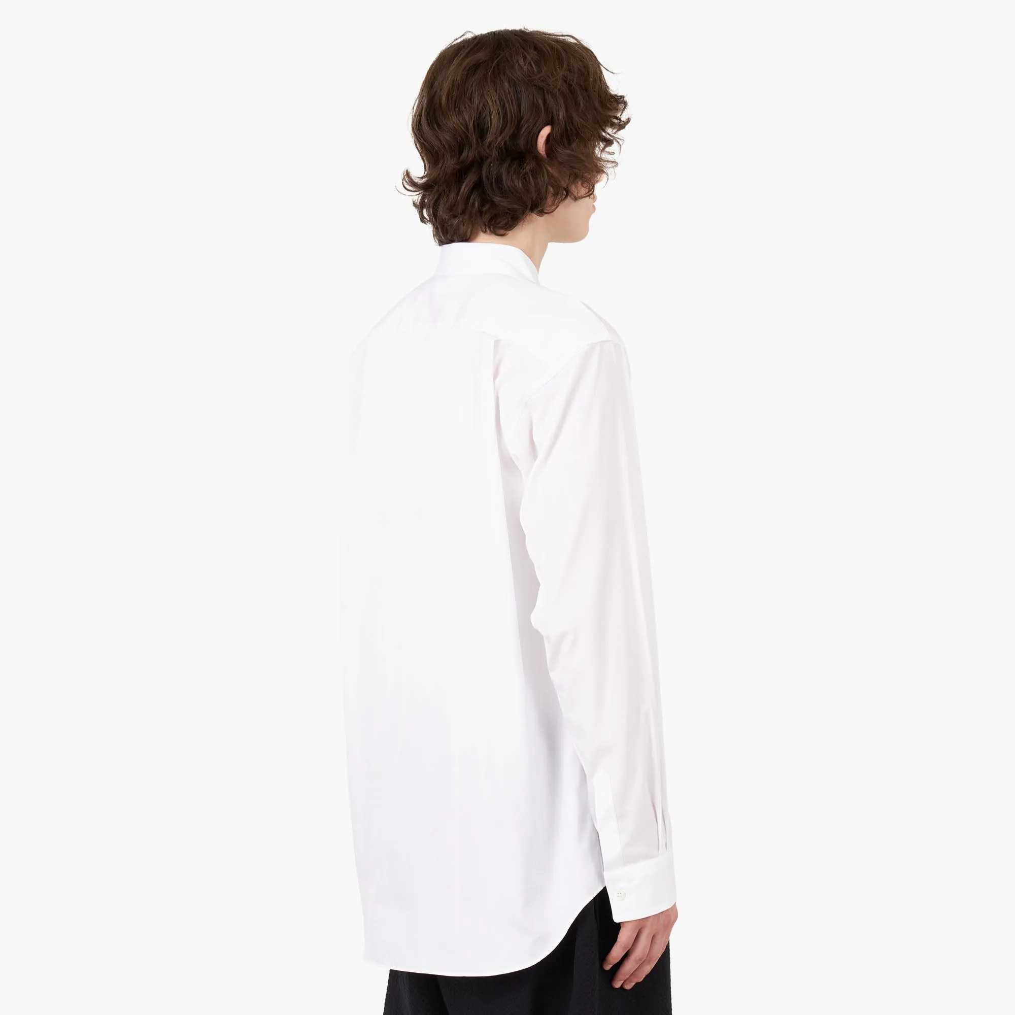 COMME des GARÇONS SHIRT Oversized Pocket Shirt / White