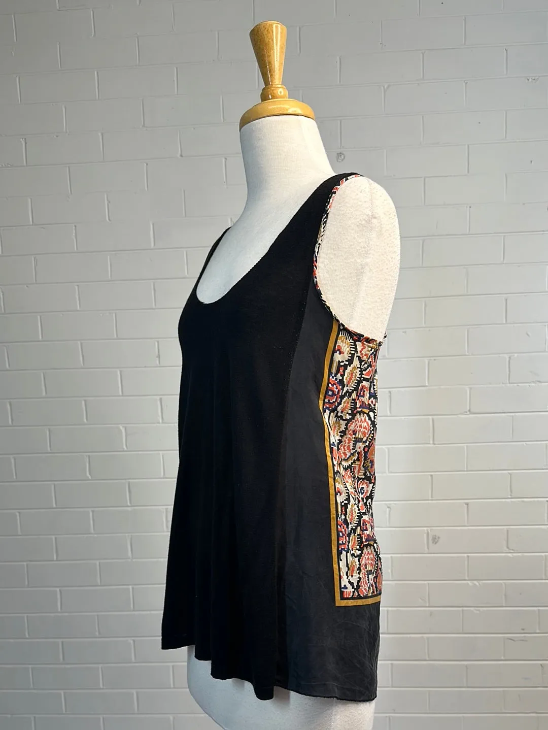 Comptoir des Cotonniers | France | top | size 10 | sleeveless | silk cotton modal