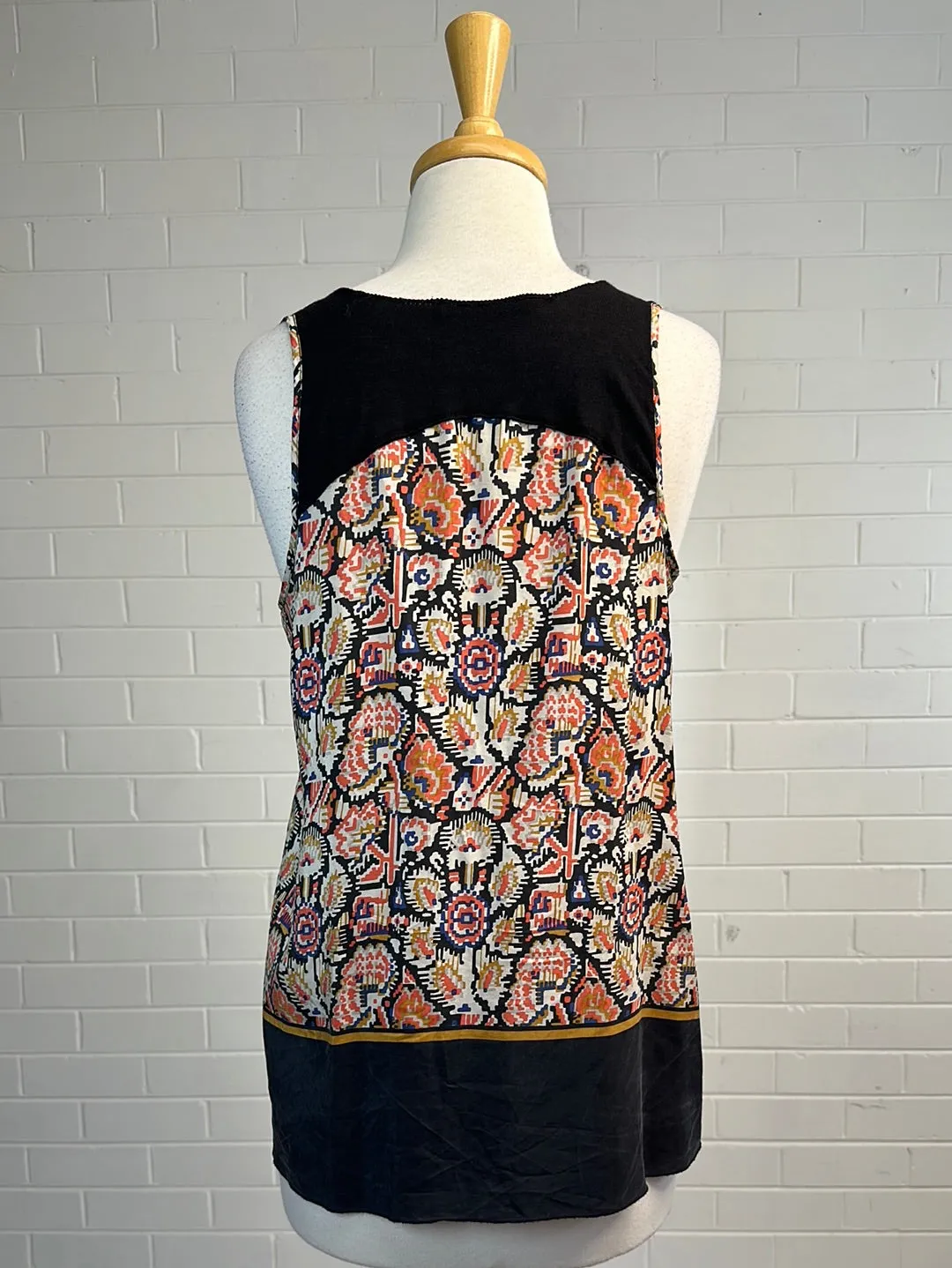 Comptoir des Cotonniers | France | top | size 10 | sleeveless | silk cotton modal