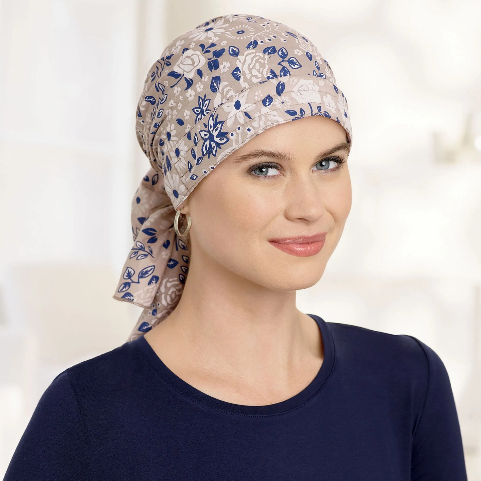Cotton Bandanna Pre-Tied Scarf