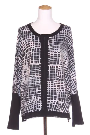 DEEANNE HOBBS - Rib knit trim L/S top! 22