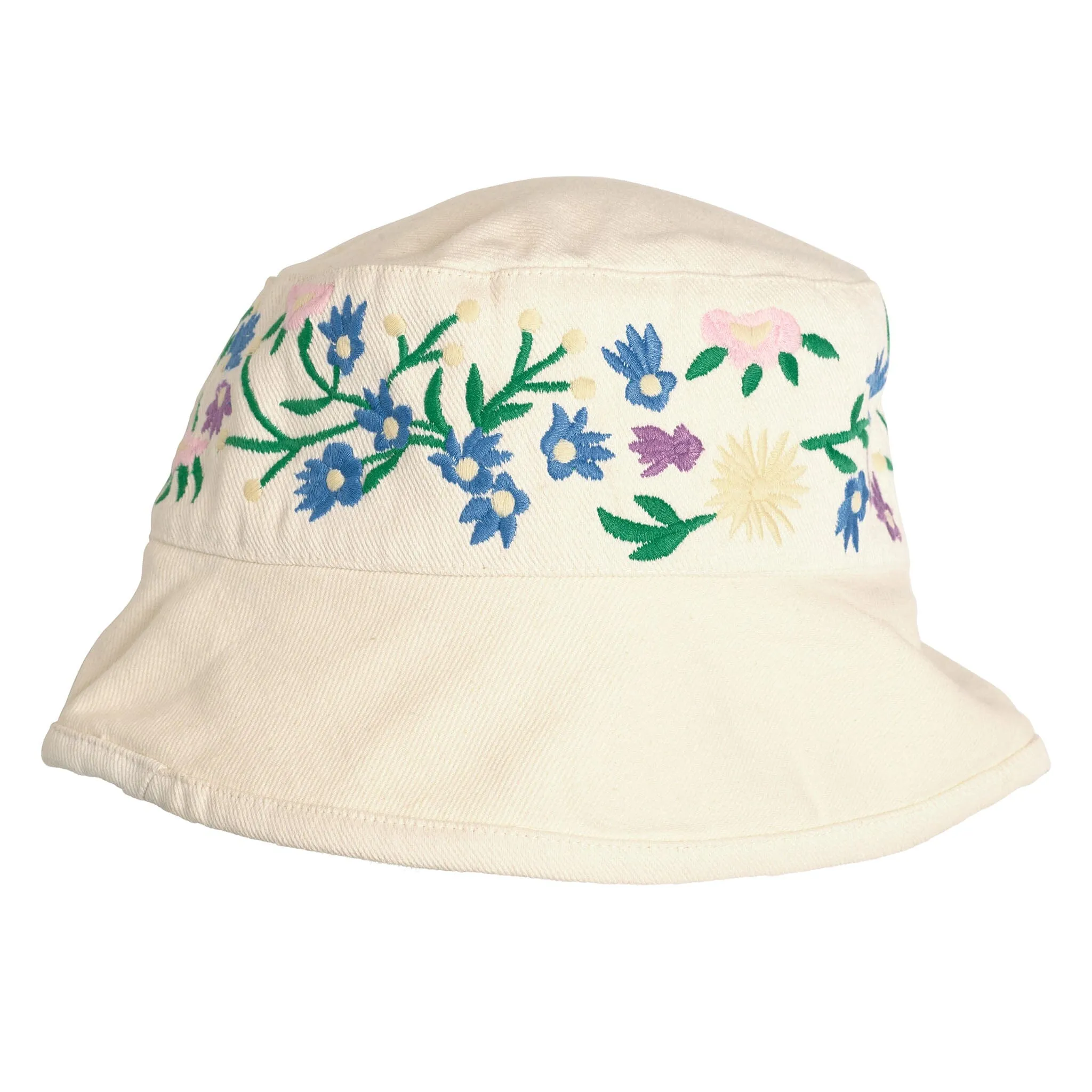 Embroidered Denim Hat