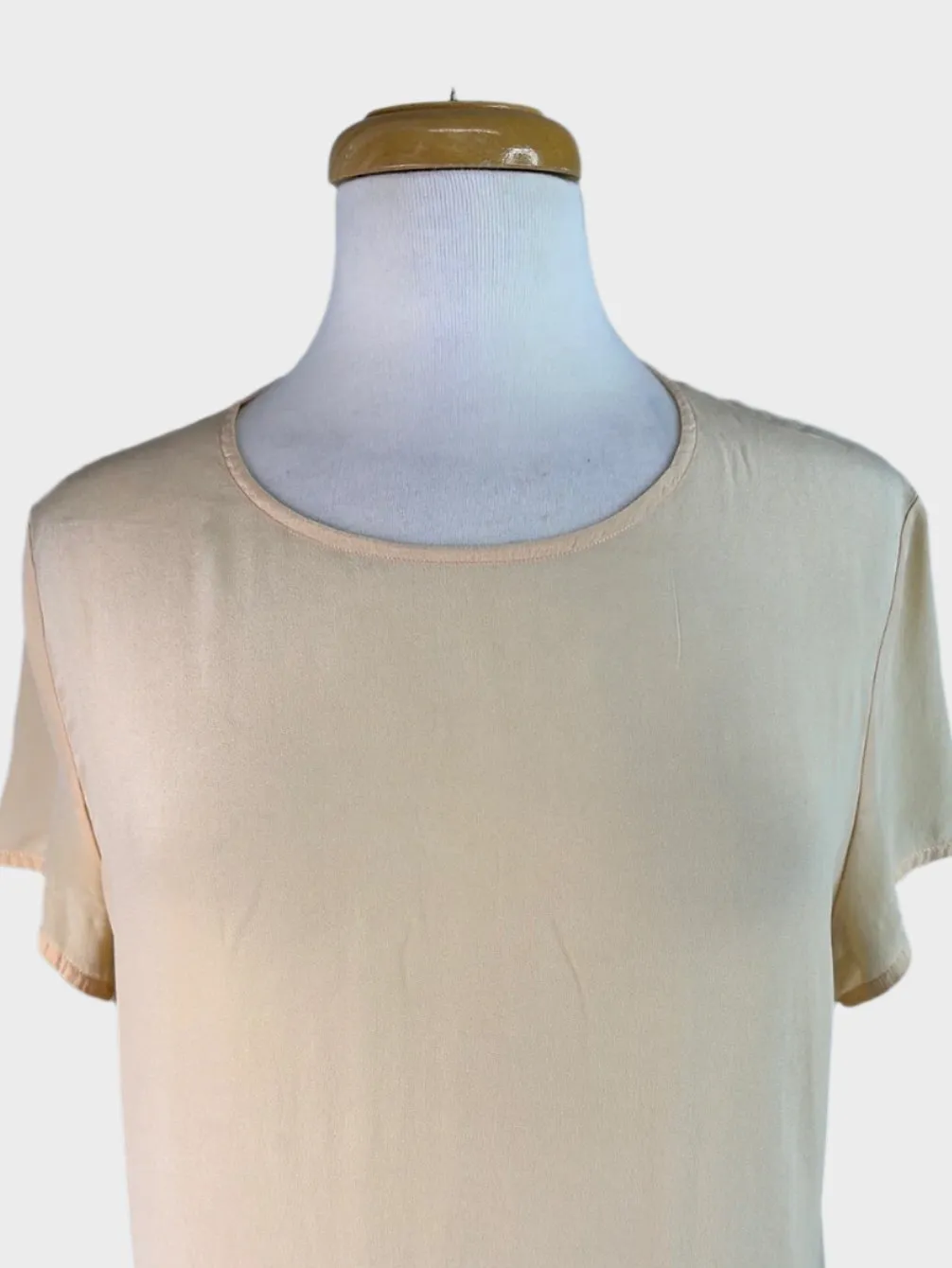Errenno | Milan | vintage 90's | top | size 12 | cap sleeve | 100% silk | made in Italy