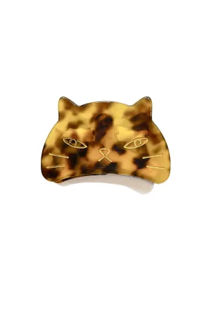 Etched Large Cat Jaw Clip Tokyo Annasui