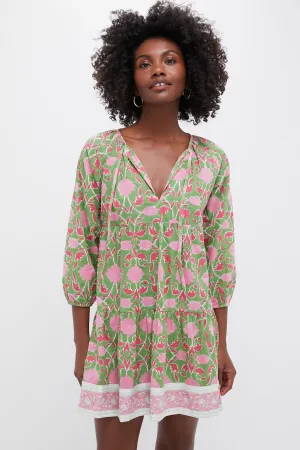 Exclusive Celery Lisbon Print Priya Dress