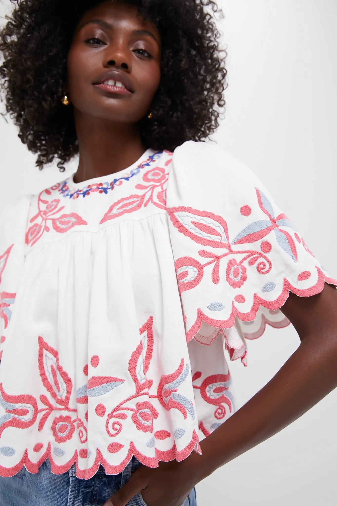 Exclusive Multi Eevi Short Sleeve Top