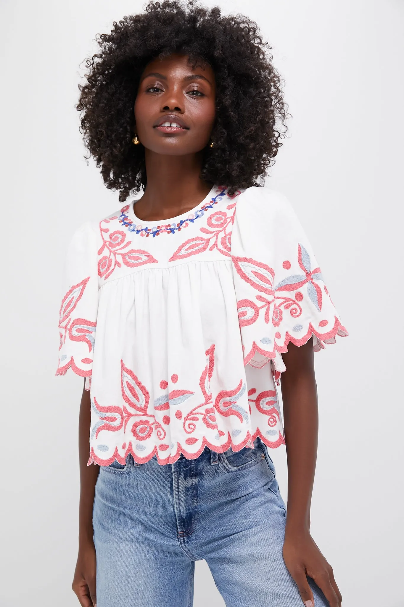 Exclusive Multi Eevi Short Sleeve Top
