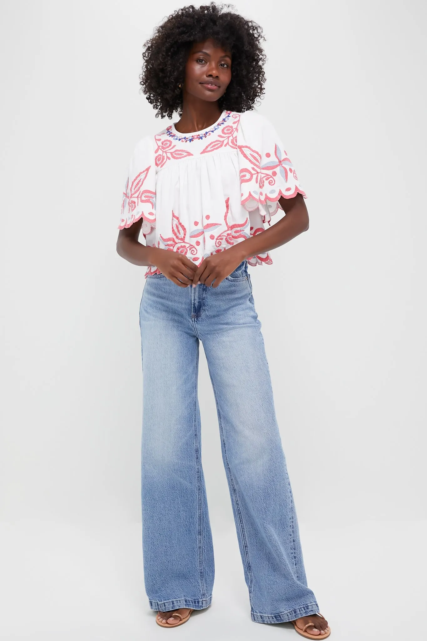 Exclusive Multi Eevi Short Sleeve Top