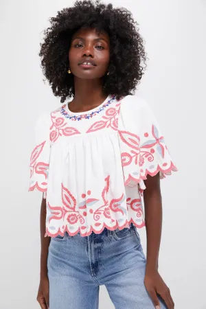 Exclusive Multi Eevi Short Sleeve Top