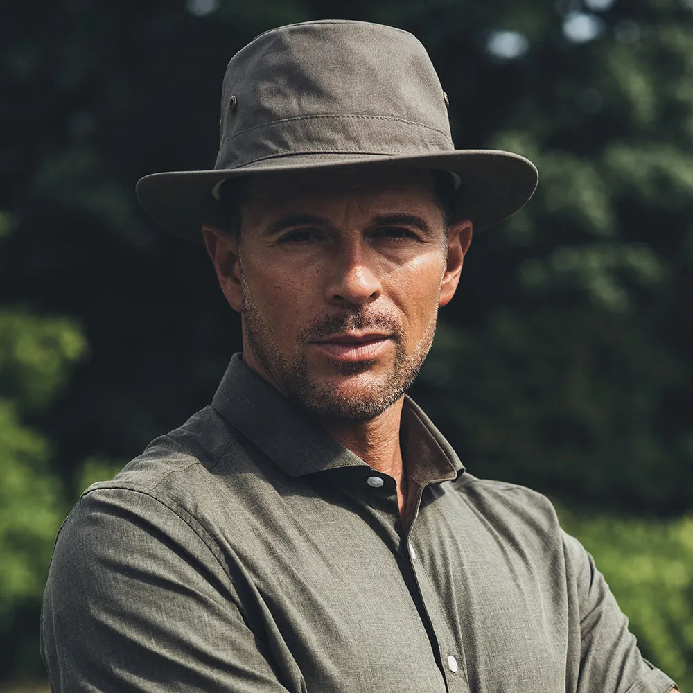Failsworth Hats Traveller Crushable Sun Hat - Khaki