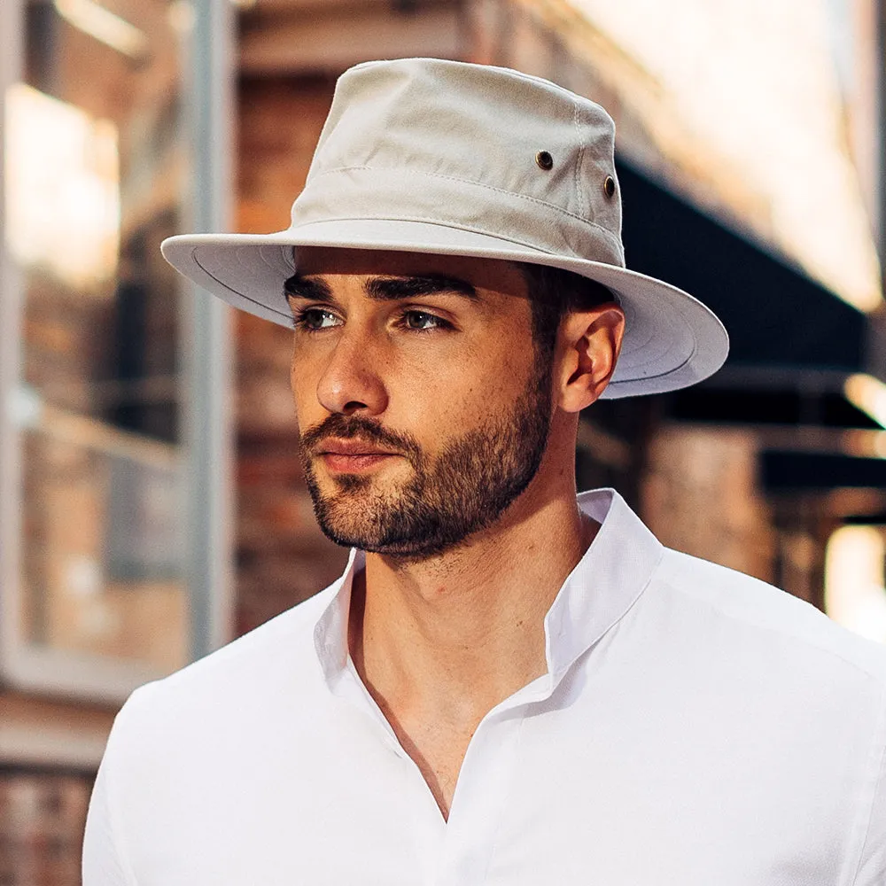 Failsworth Hats Traveller Crushable Sun Hat - Stone