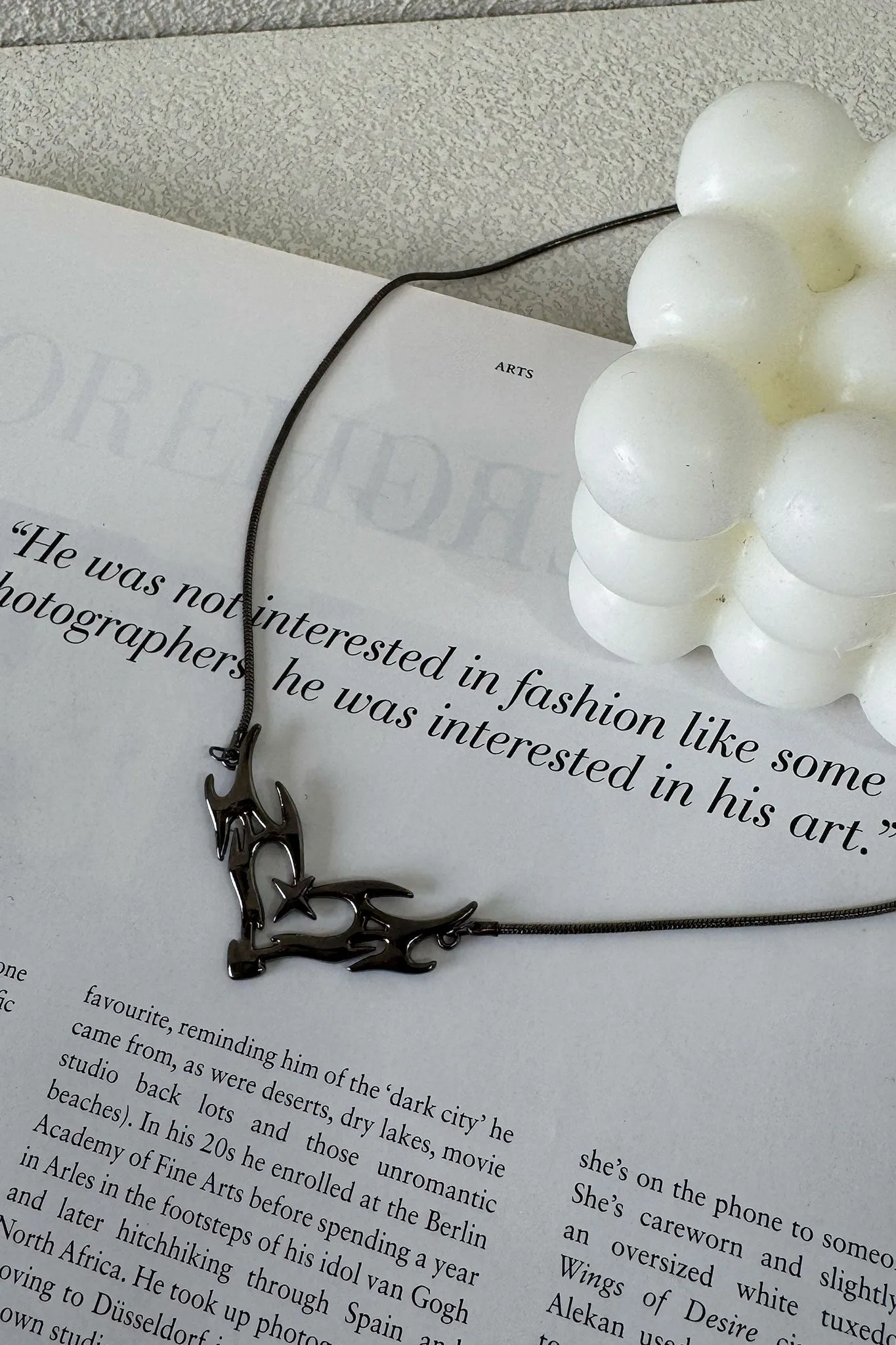 Fearless Necklace - Gunmetal