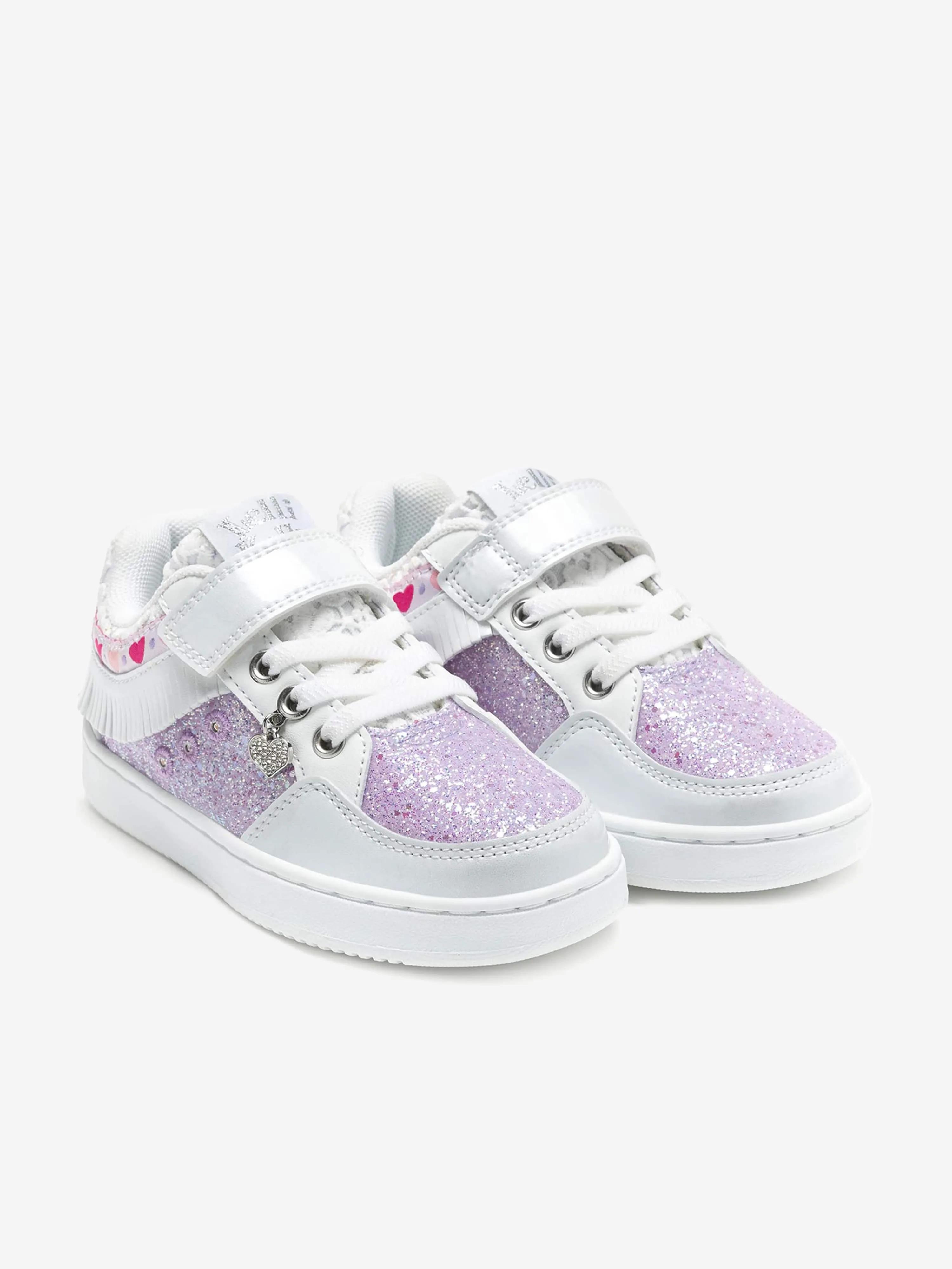 Girls Frangetta Mix Trainers in White