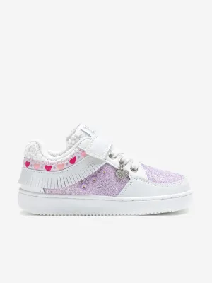 Girls Frangetta Mix Trainers in White