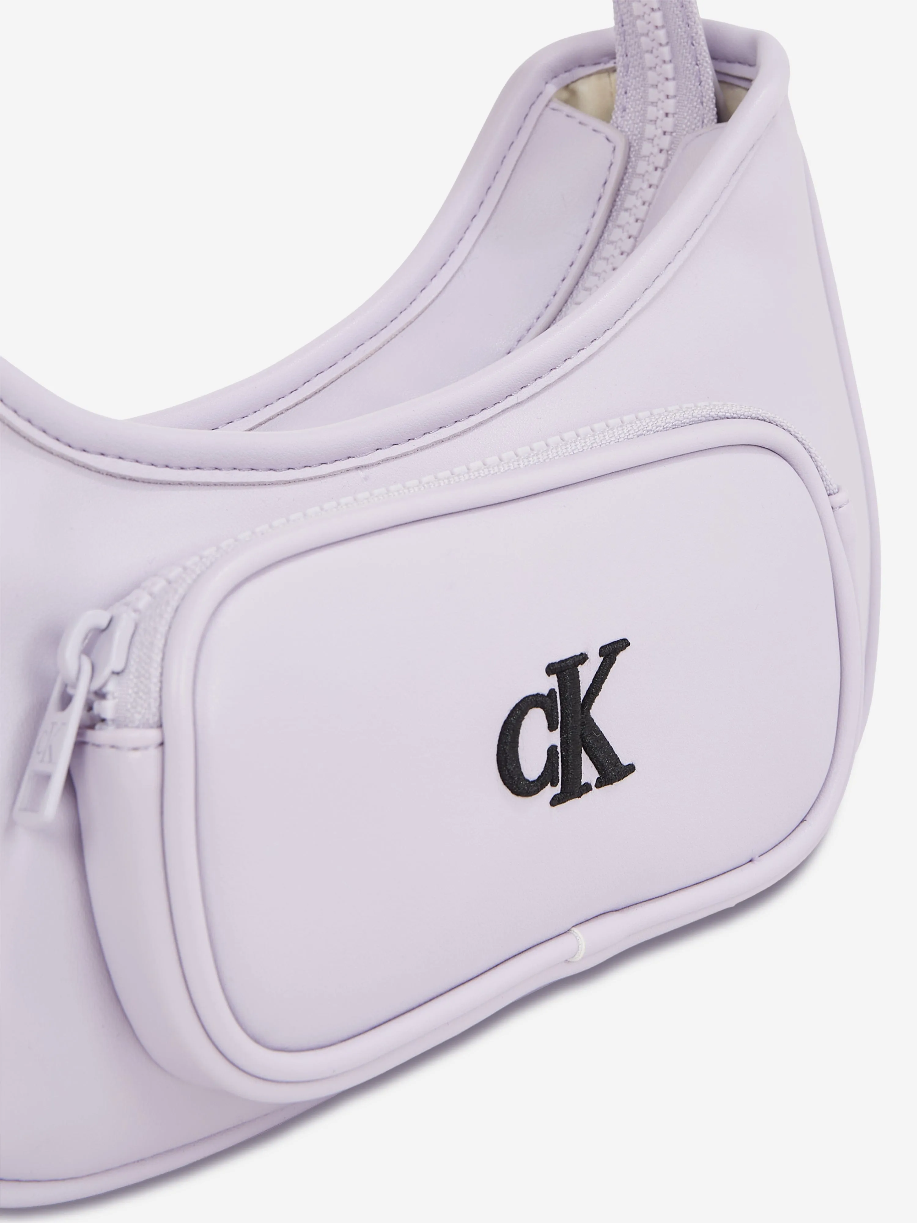 Girls Logo Shoulder Bag in Purple (23cm)