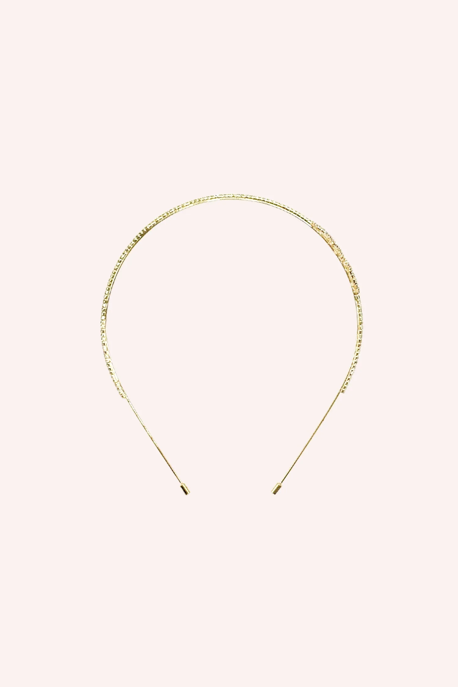 Gold Rose Cutout Flower Headband Annasui