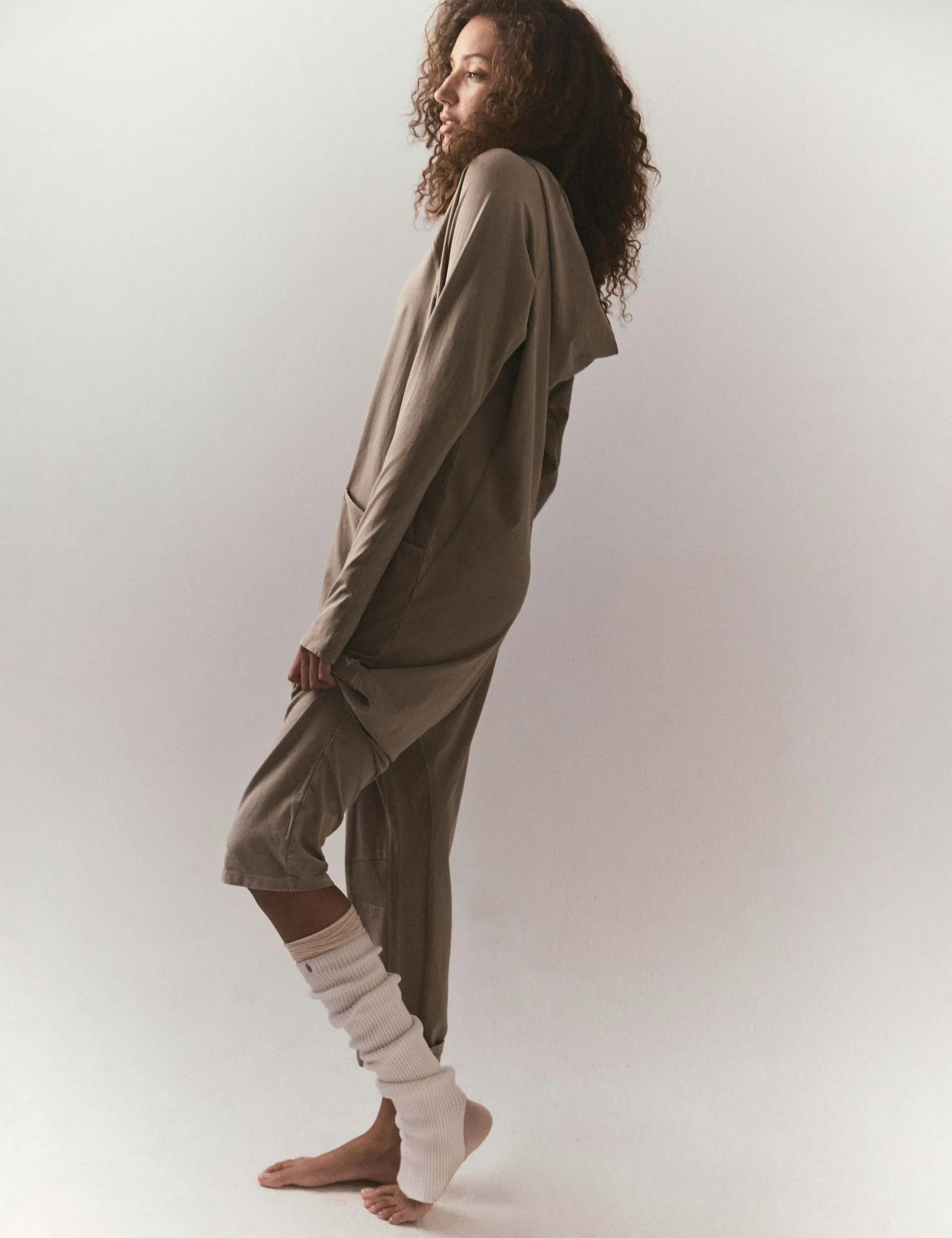 Hot Shot Long-Sleeve Onesie - Sage Stone