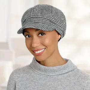 Houndstooth Check Newsboy