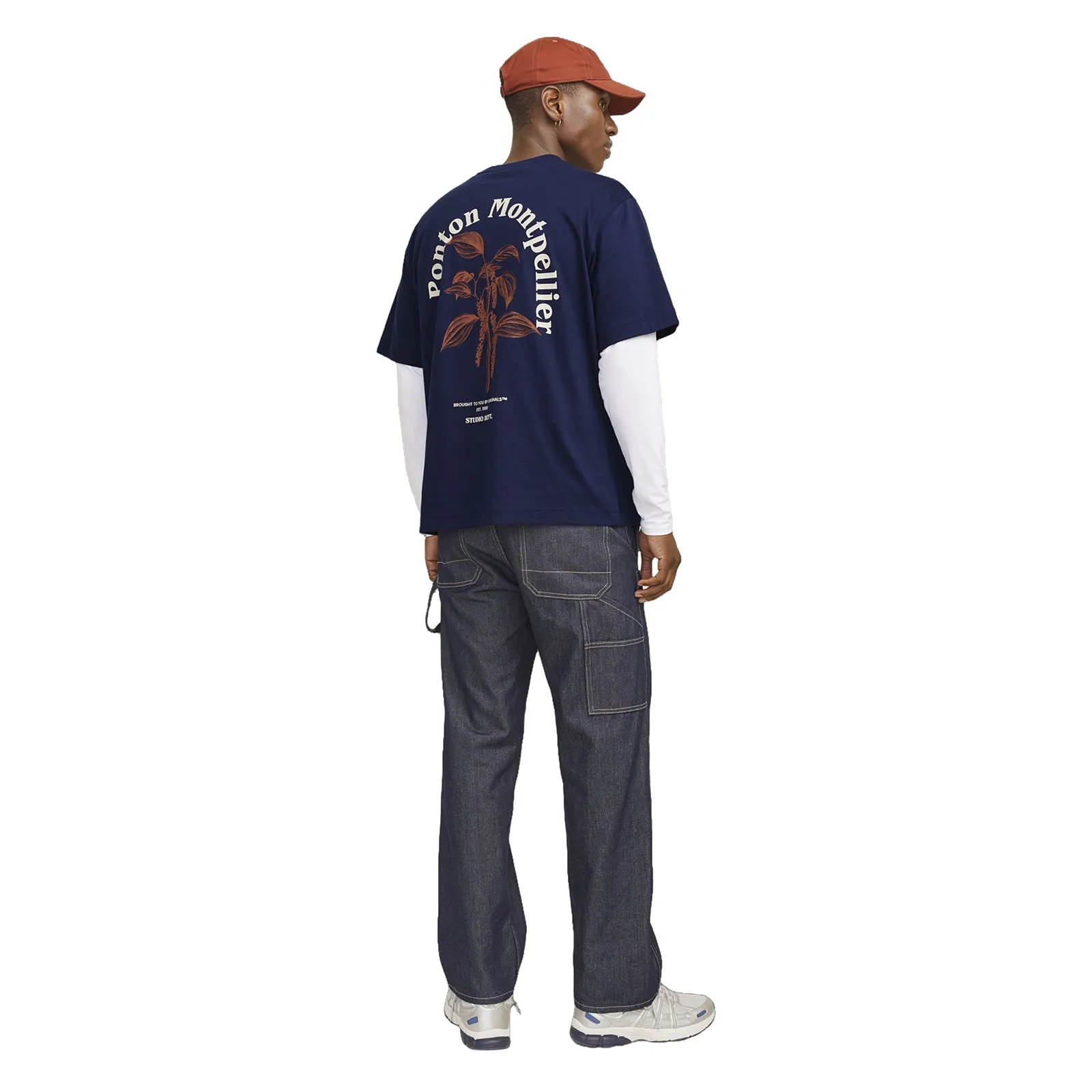 Jack & Jones Mens Paros Easter Sketch Short Sleeve T-Shirt