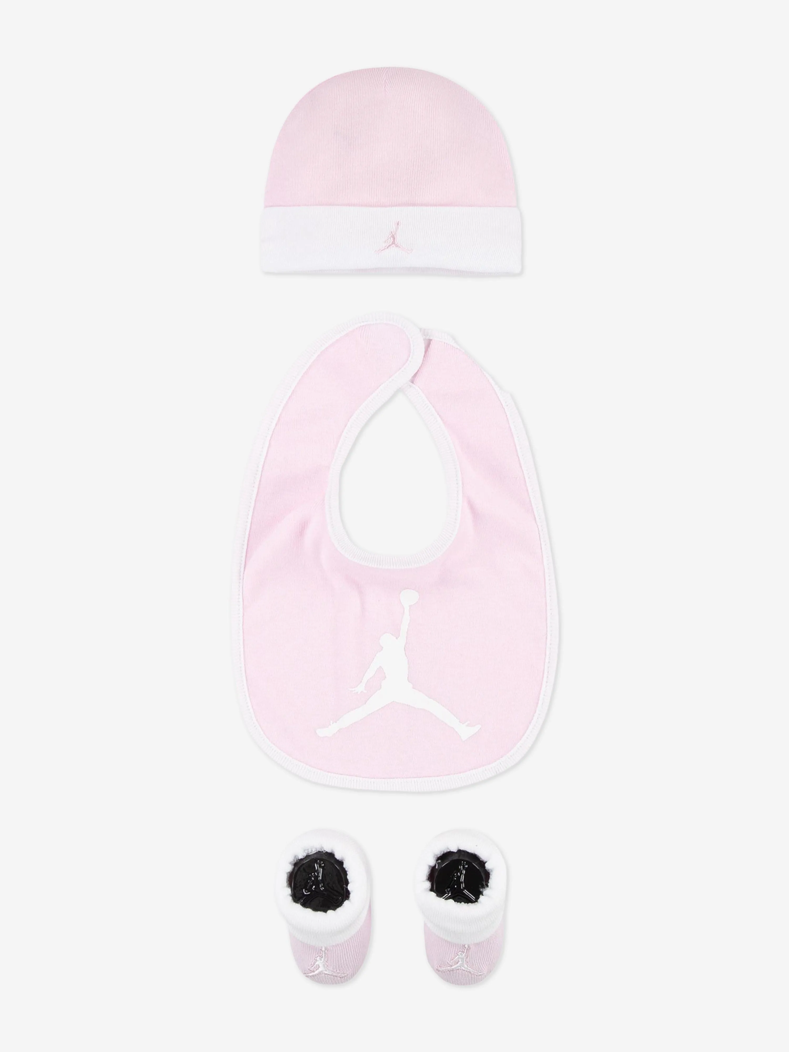 Jordan Baby Girls 5 Piece Bodysuit Set in Pink