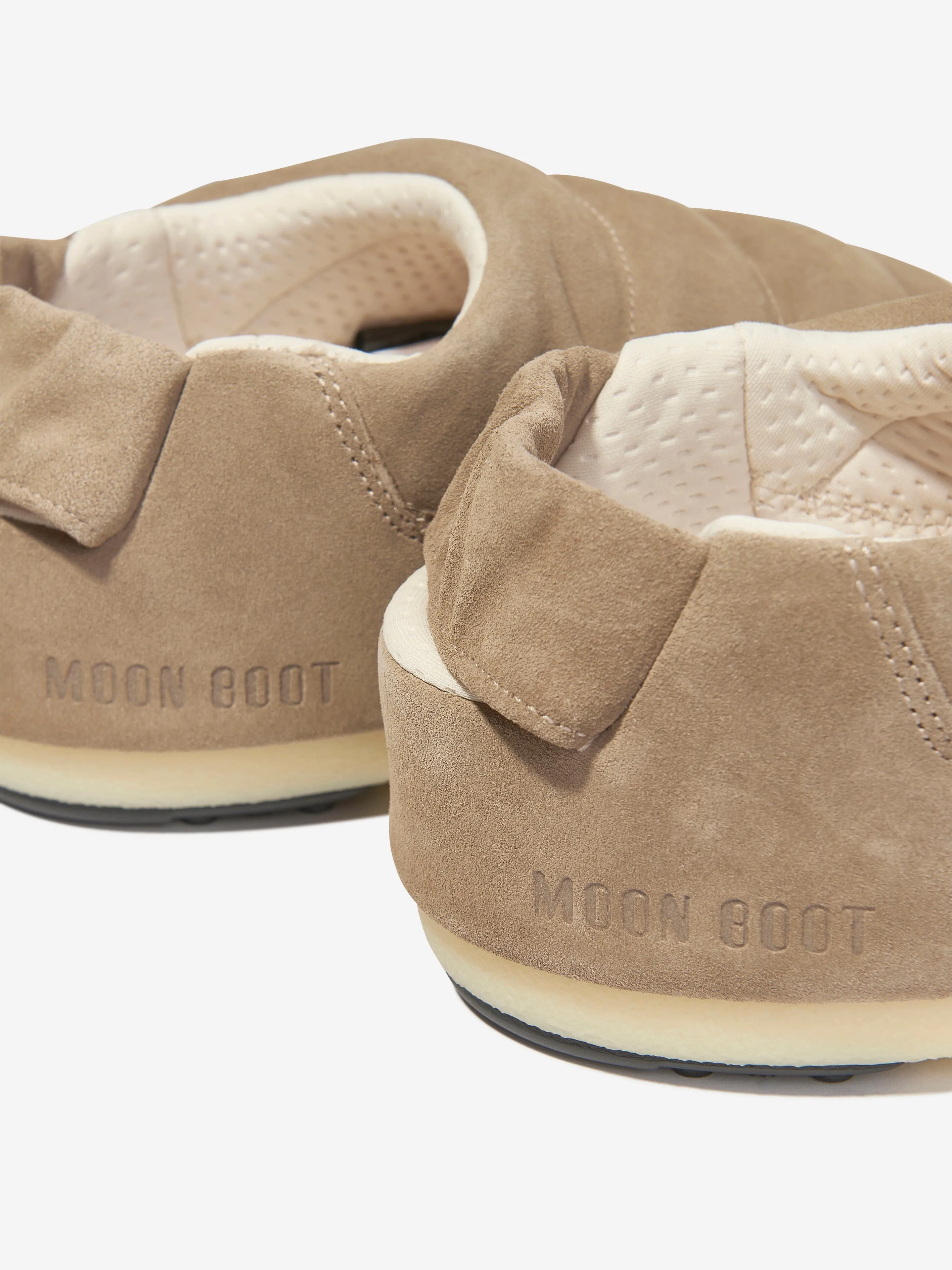 Kids Suede Sandals in Beige