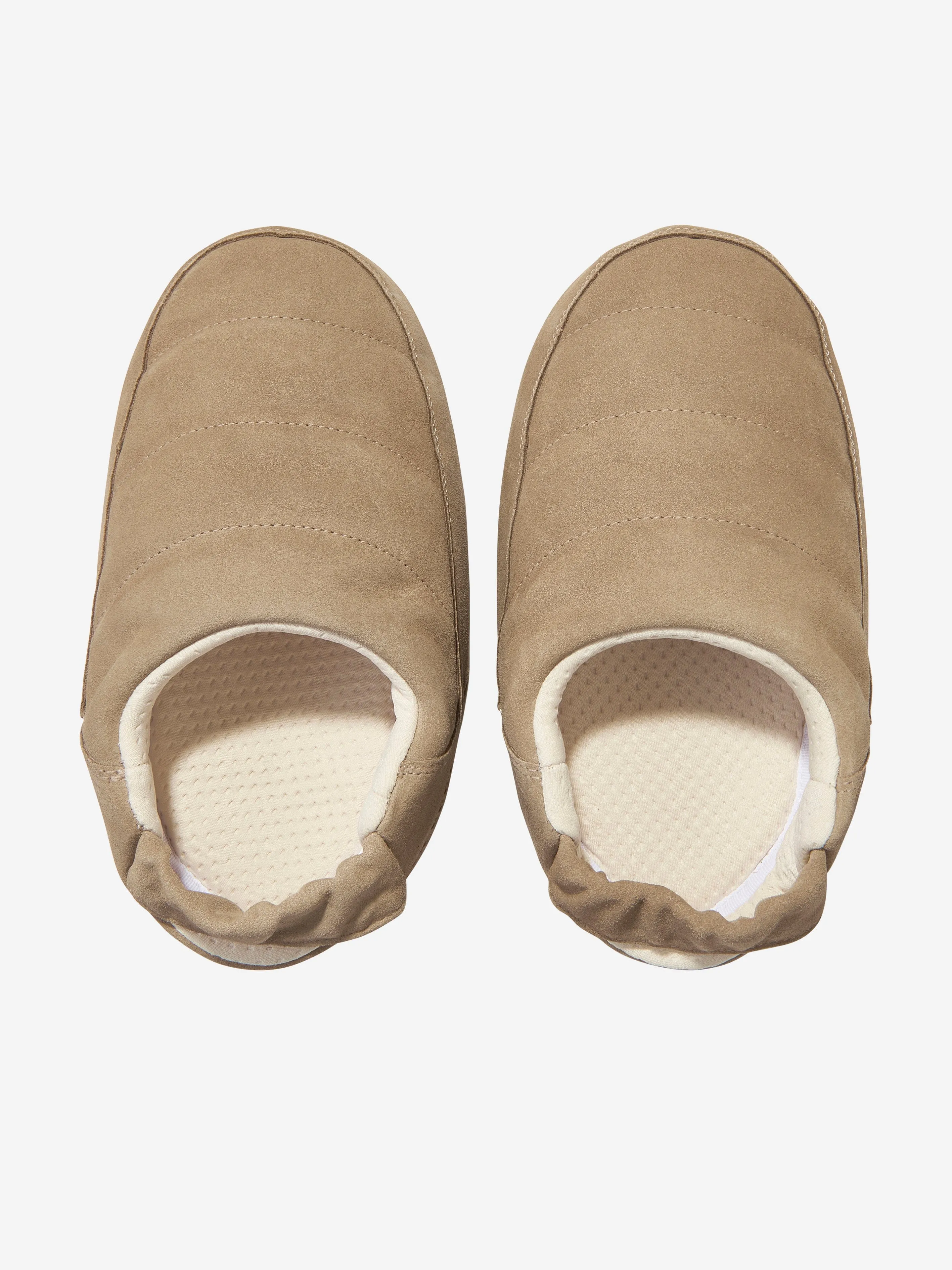 Kids Suede Sandals in Beige