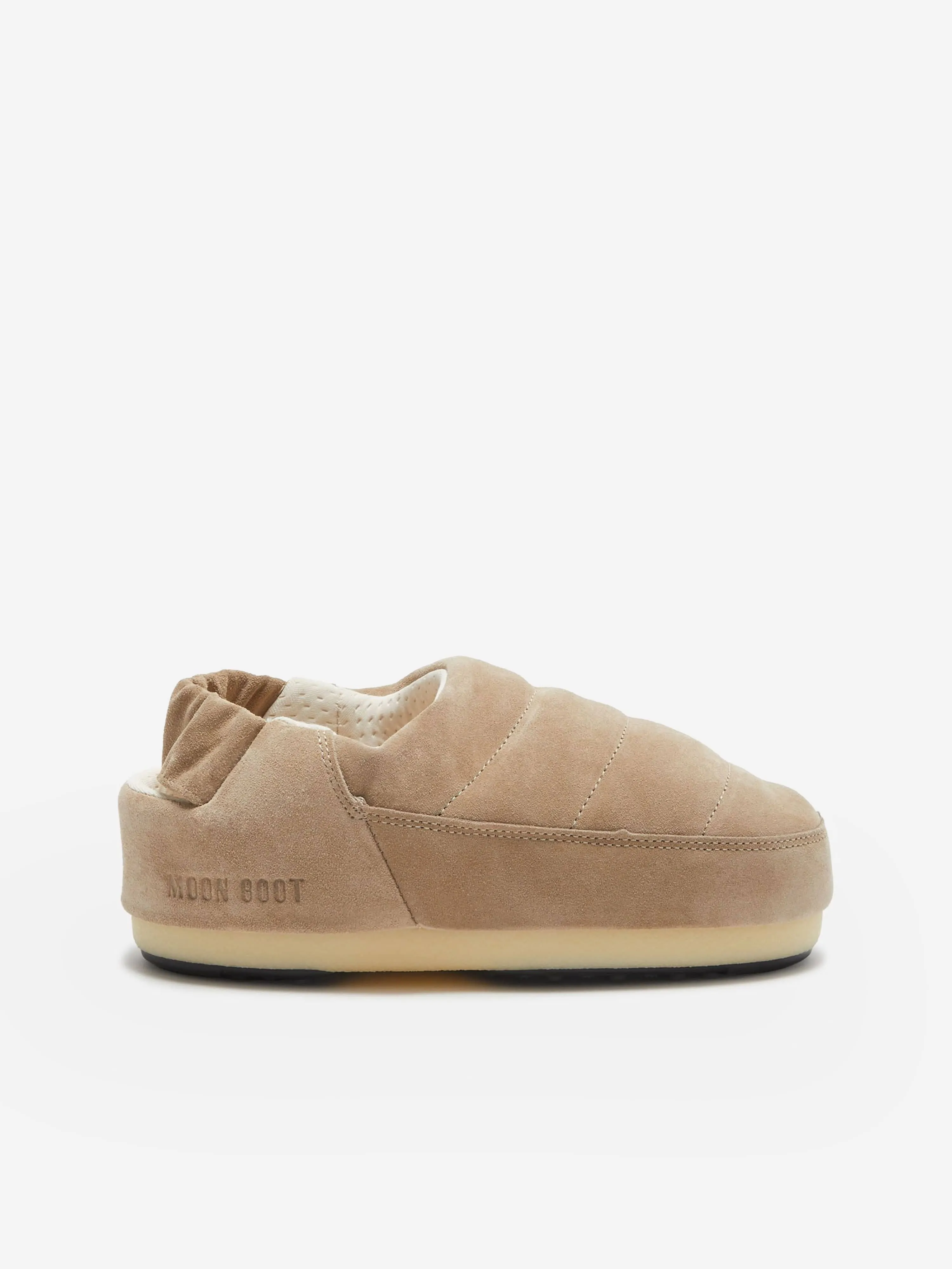 Kids Suede Sandals in Beige