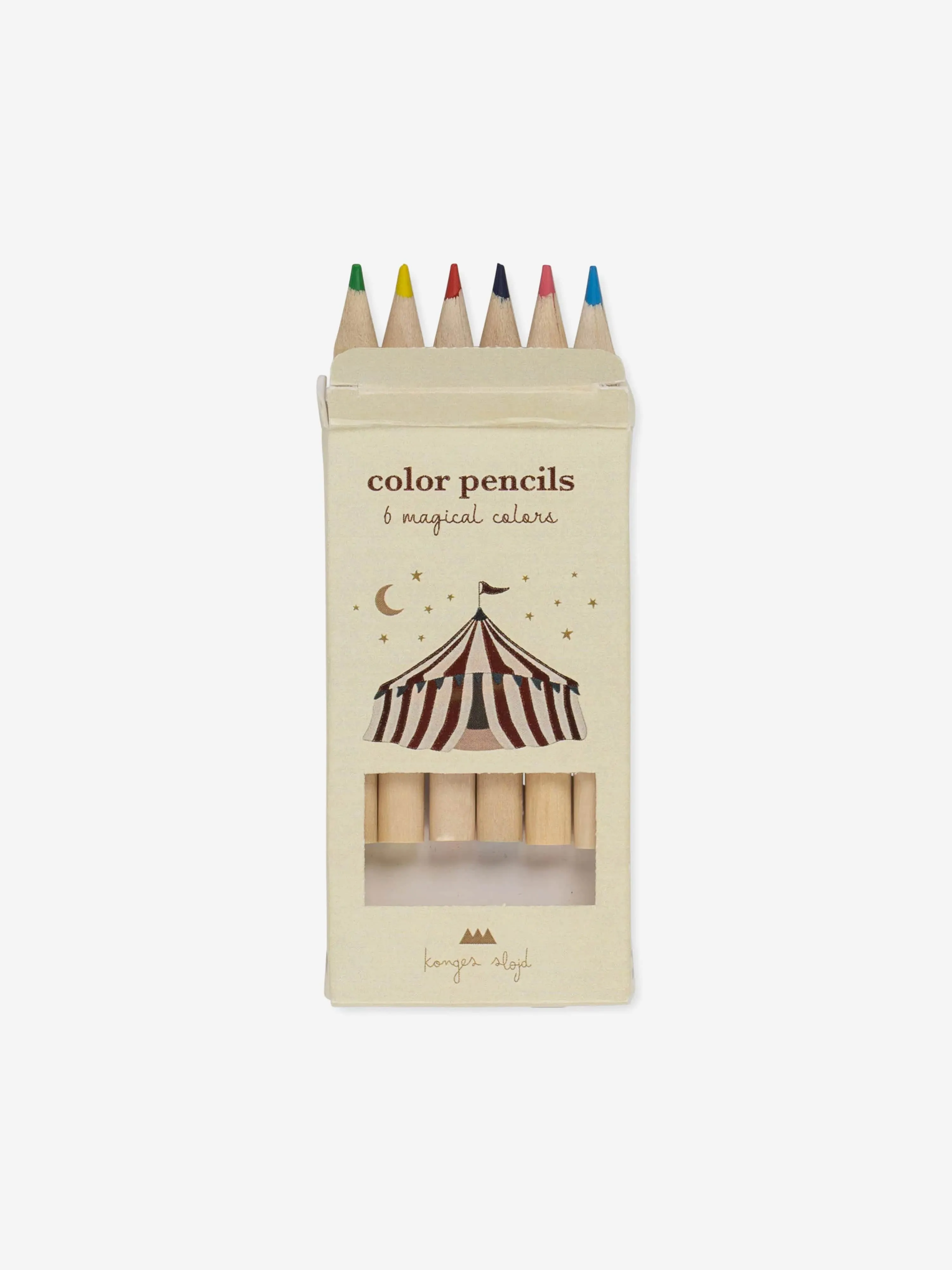 Konges Sljd Kids Activity Book With Colouring Pencils in Beige (24cm)