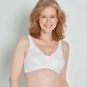 Lace Accent Front Closure Mastectomy Bra