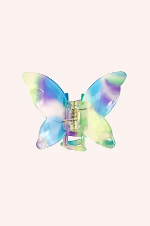 Large Gemstone Butterfly Jaw Clip Mermaid Annasui