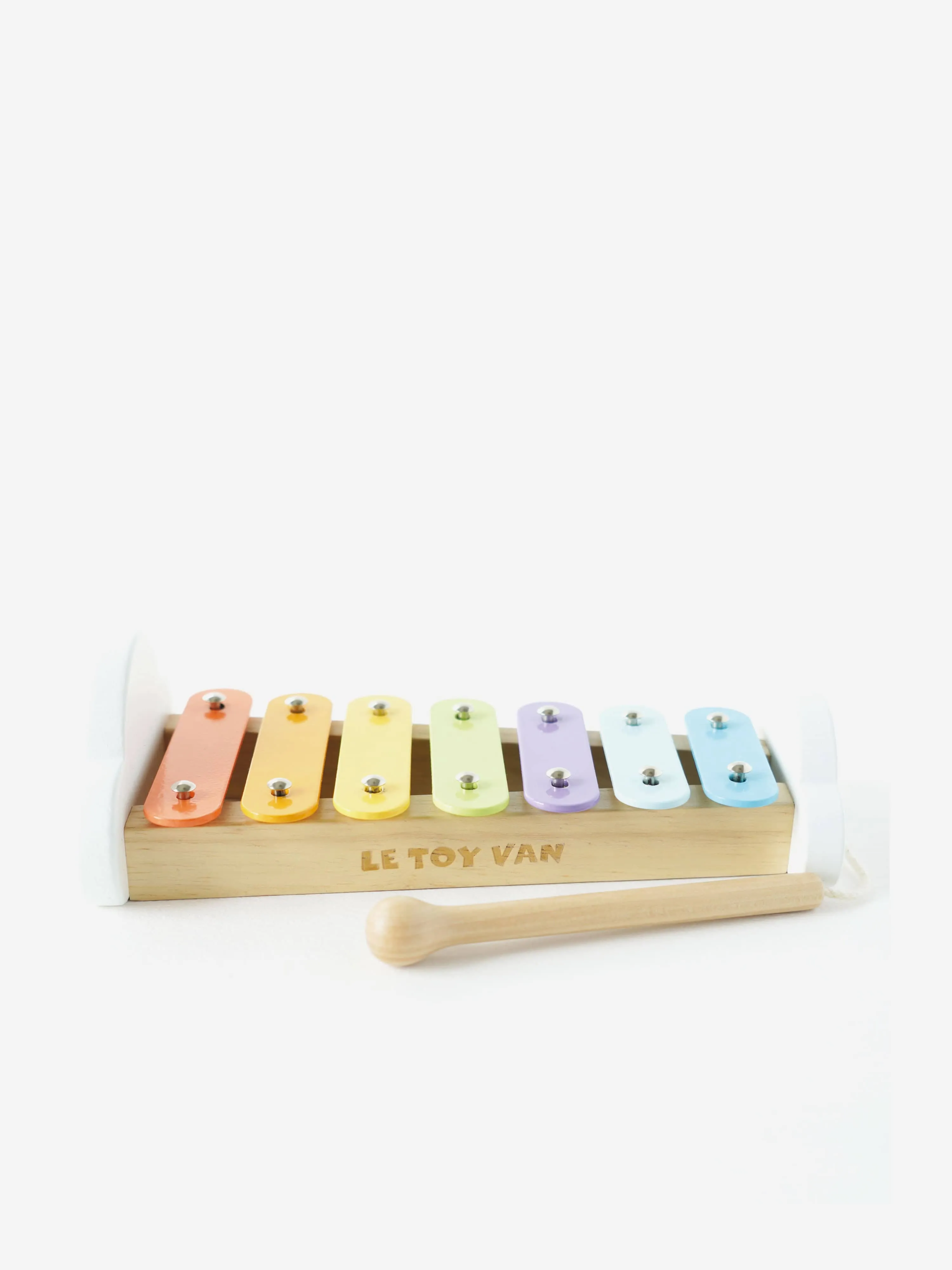 Le Toy Van Rainbow Wooden Xylophone (W:22 x D:14.5 x H:15cm)
