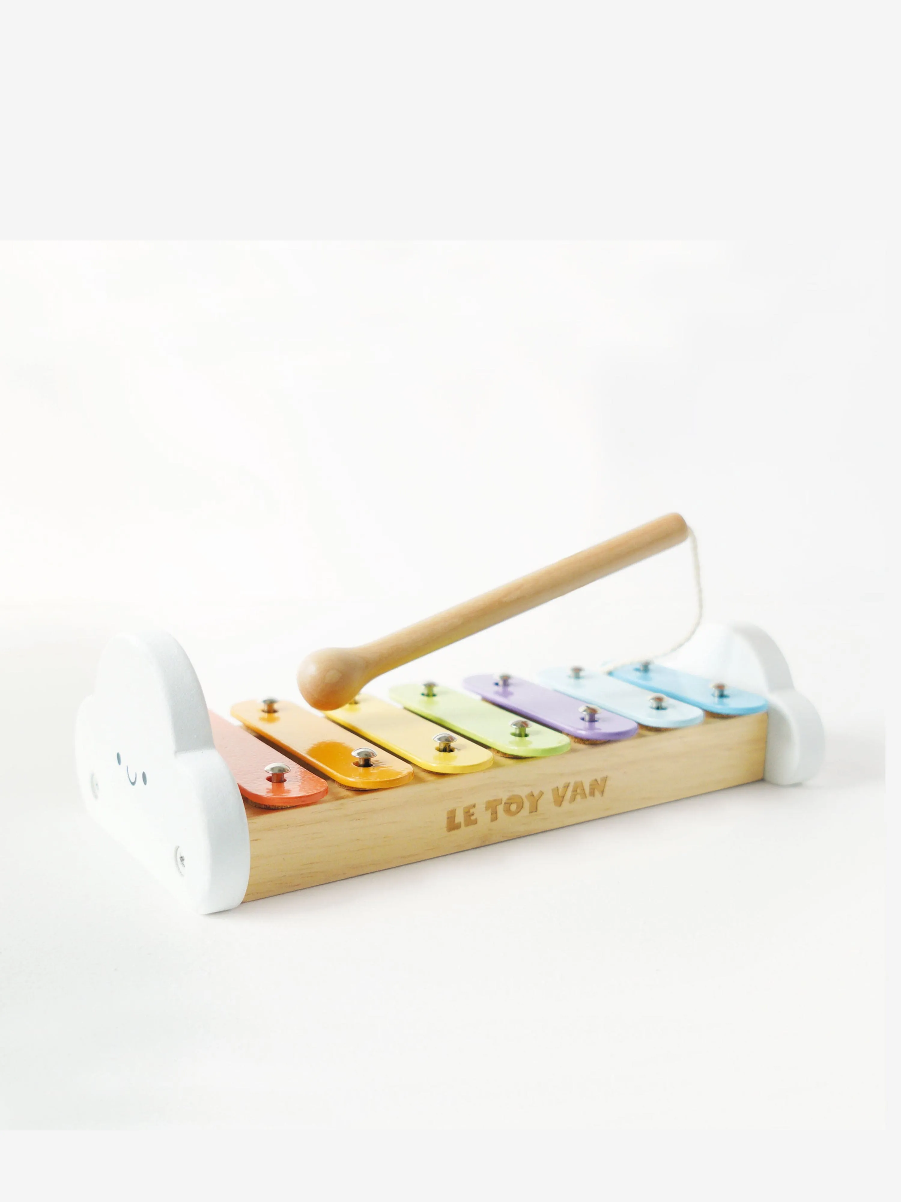 Le Toy Van Rainbow Wooden Xylophone (W:22 x D:14.5 x H:15cm)