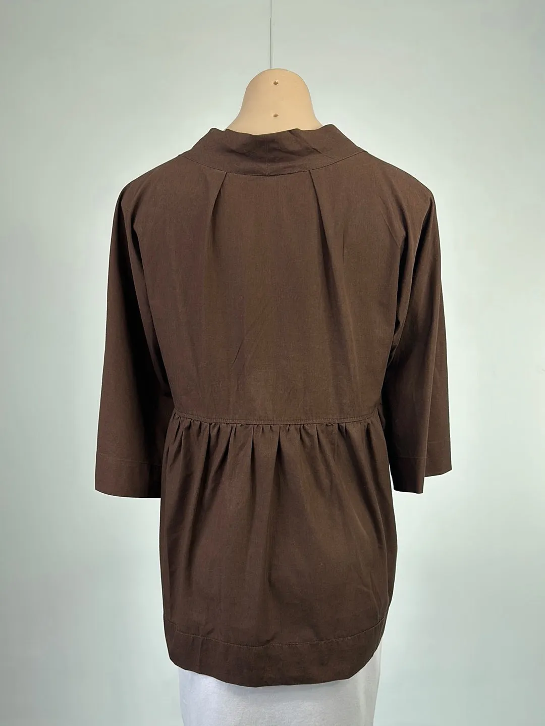 Lee Matthews | top | size 12 | elbow length sleeve | 100% cotton | made in Australia 🇦🇺