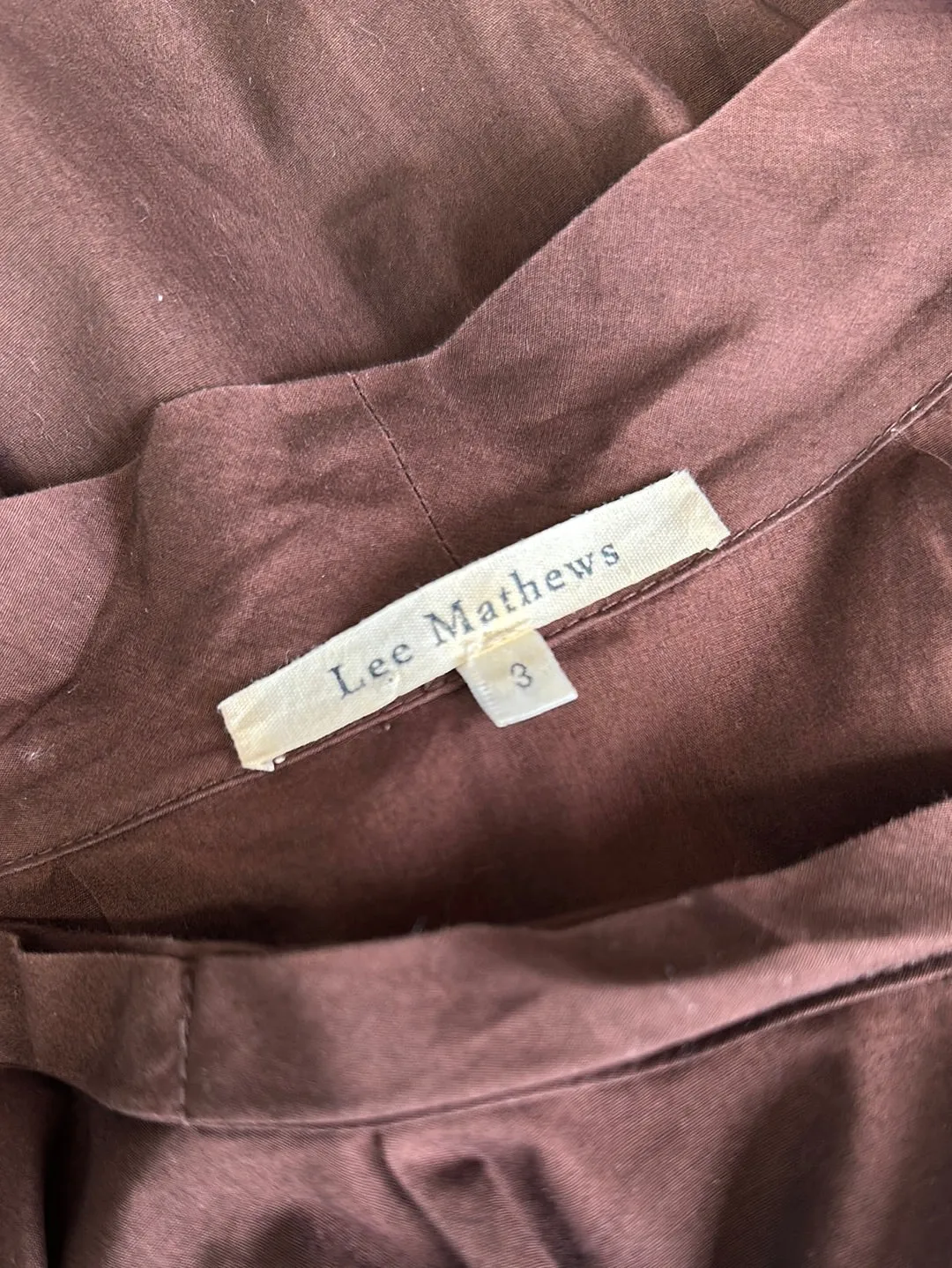 Lee Matthews | top | size 12 | elbow length sleeve | 100% cotton | made in Australia 🇦🇺
