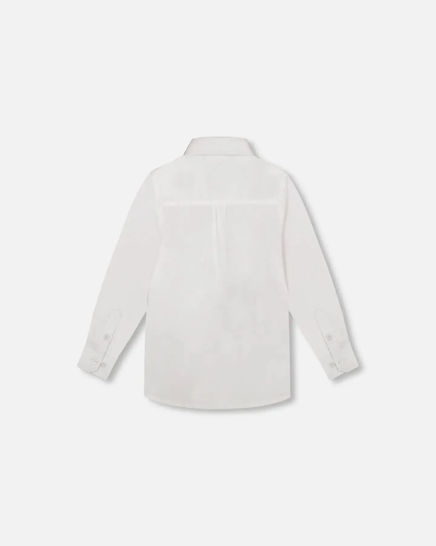 Long Sleeve Button Down Shirt White
