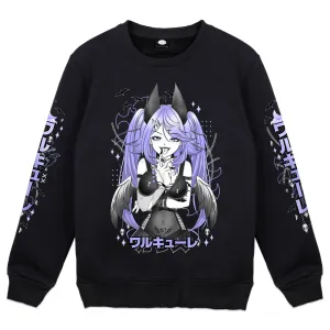 LoonaValkyria Raven Queen Crewneck
