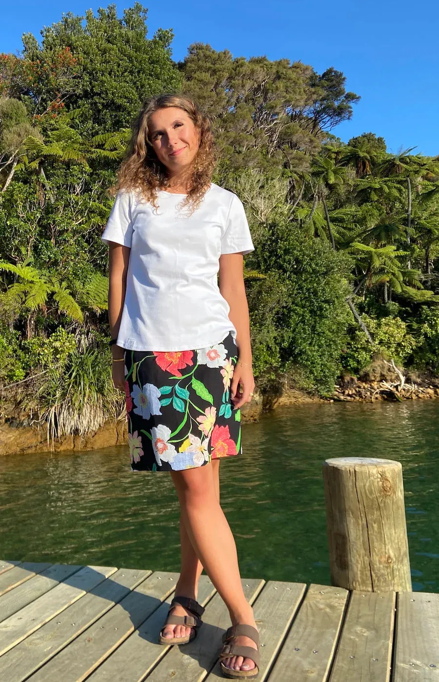 LOVE & GLORY - Linen Leticia loral skirt! 14