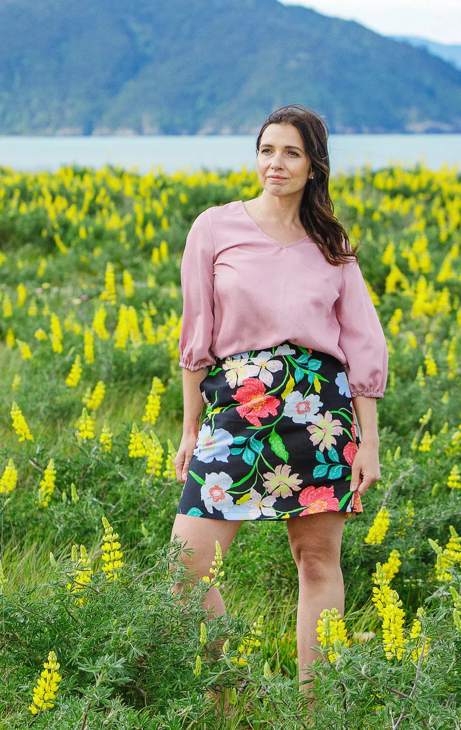 LOVE & GLORY - Linen Leticia loral skirt! 14