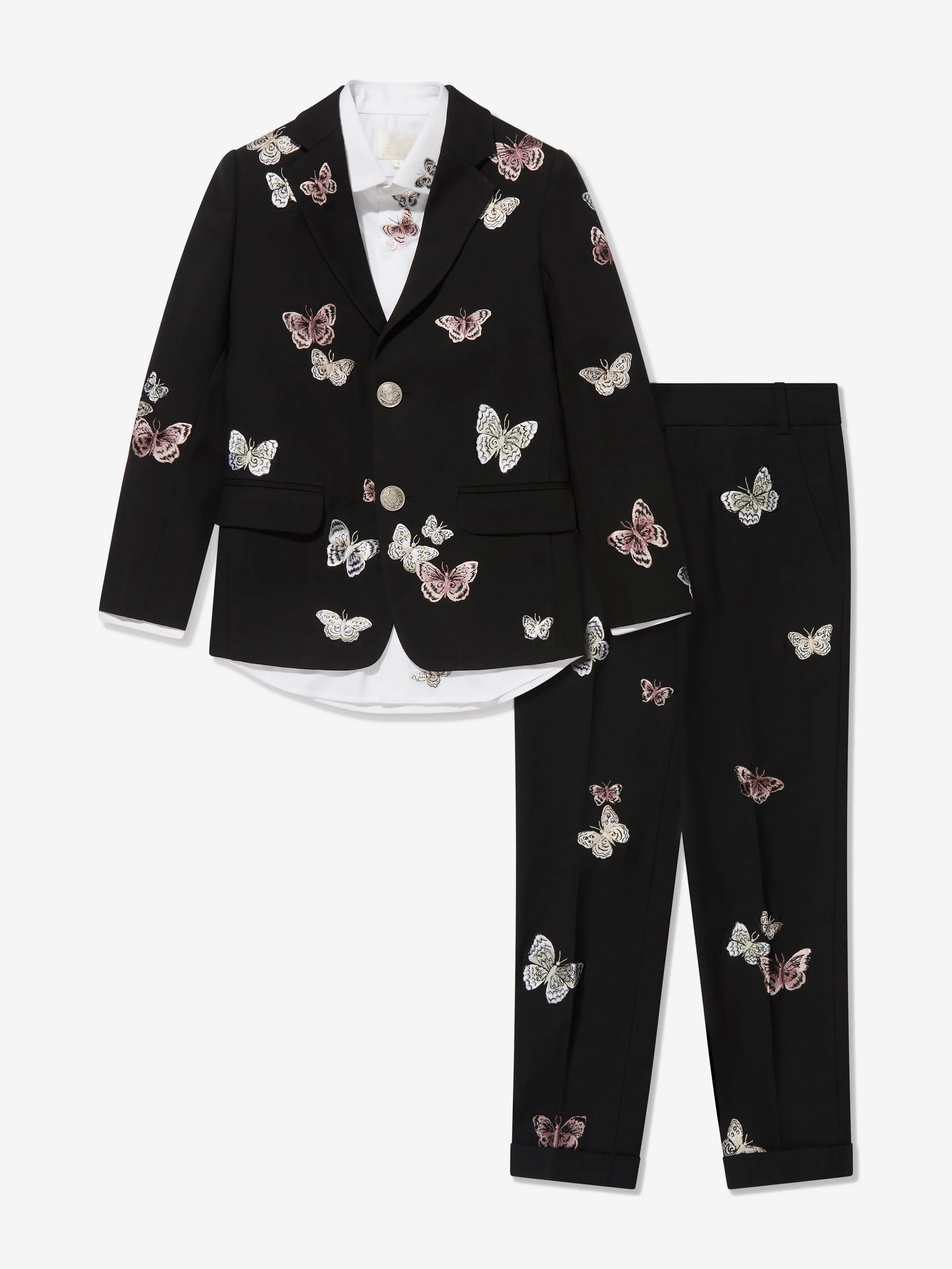 Maison Ava Boys Luca Suit in Black