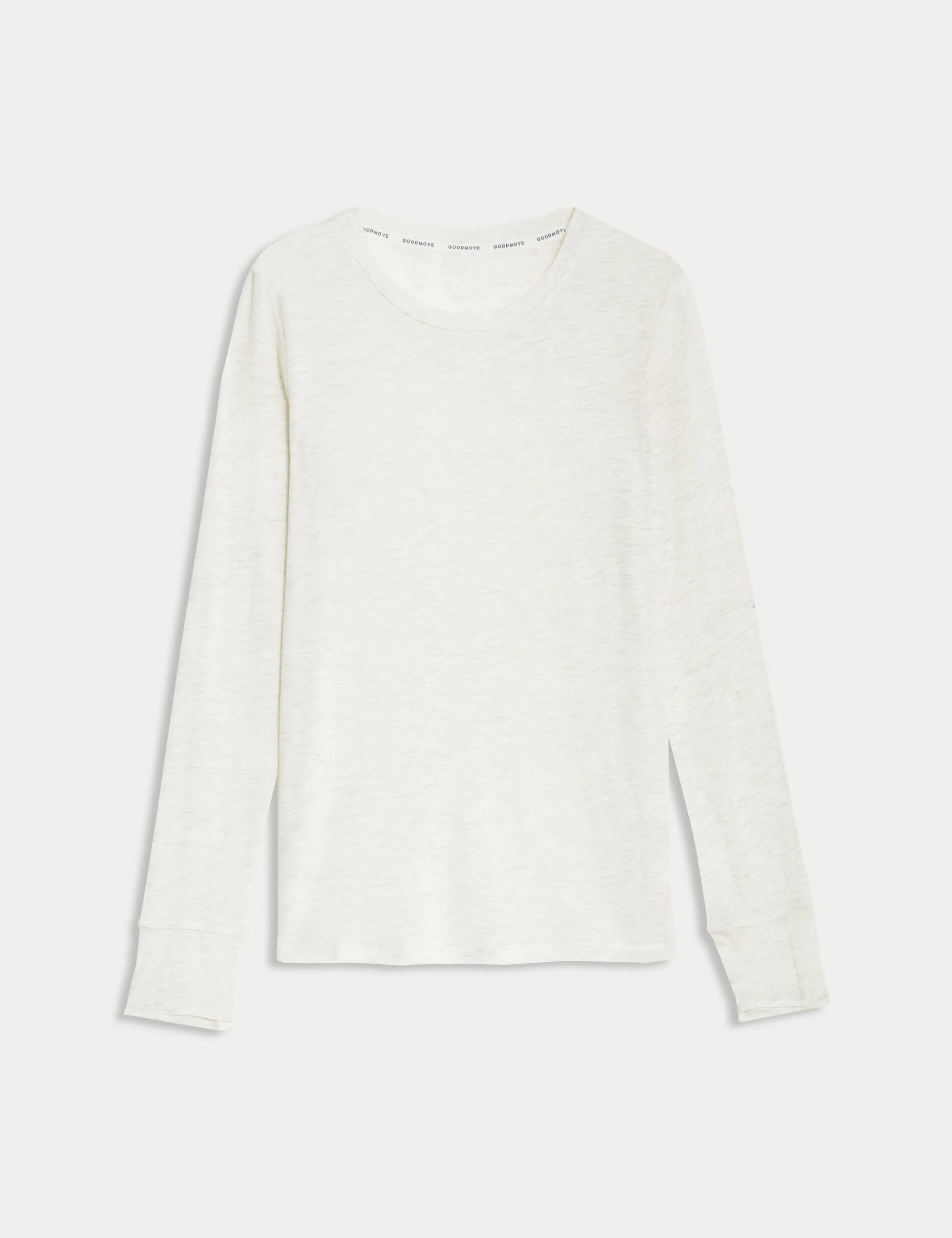 Merinotec Crew Neck Walking Top - Ivory