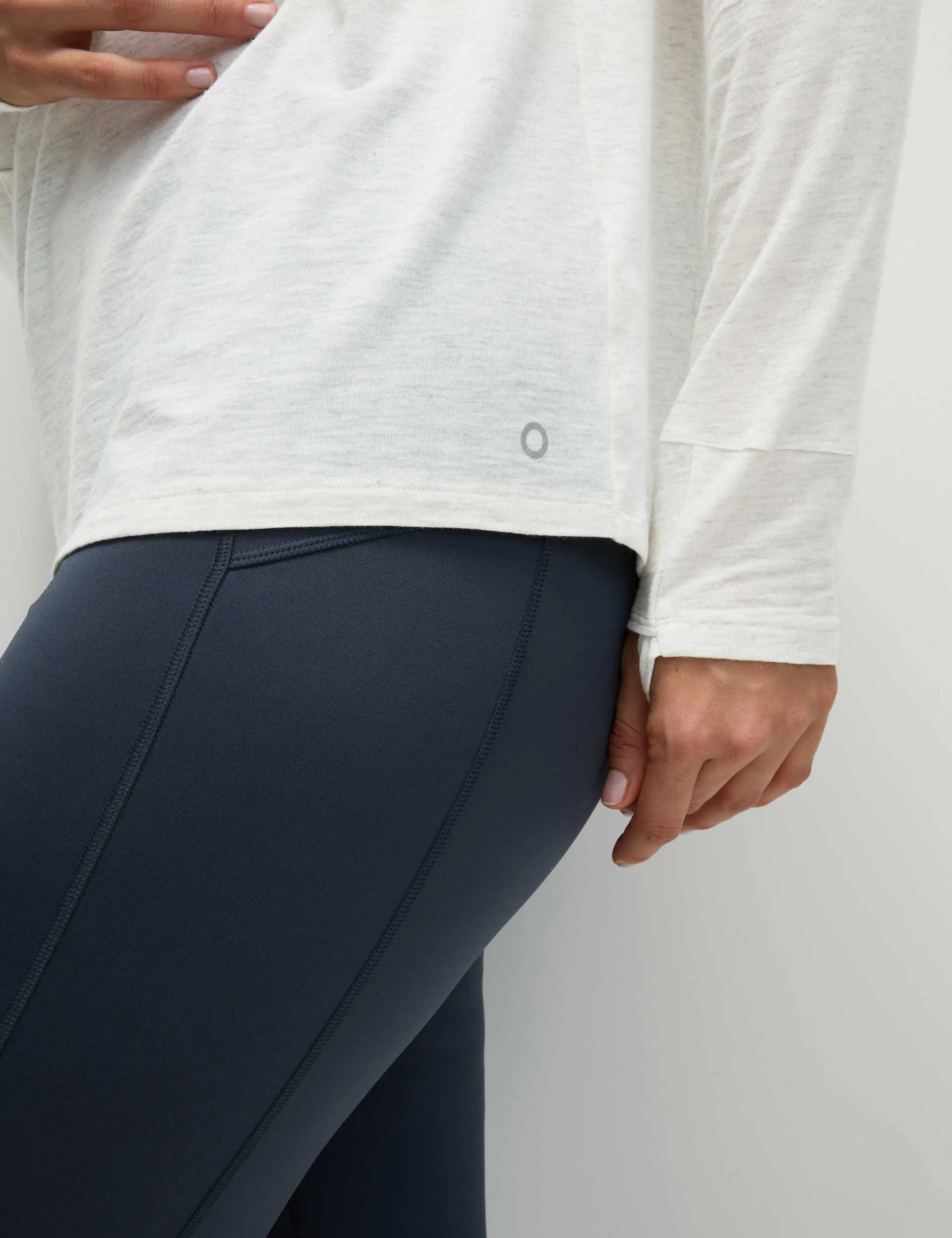 Merinotec Crew Neck Walking Top - Ivory