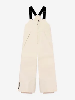 Moncler Enfant Kids Grenoble Ski Trousers in Ivory