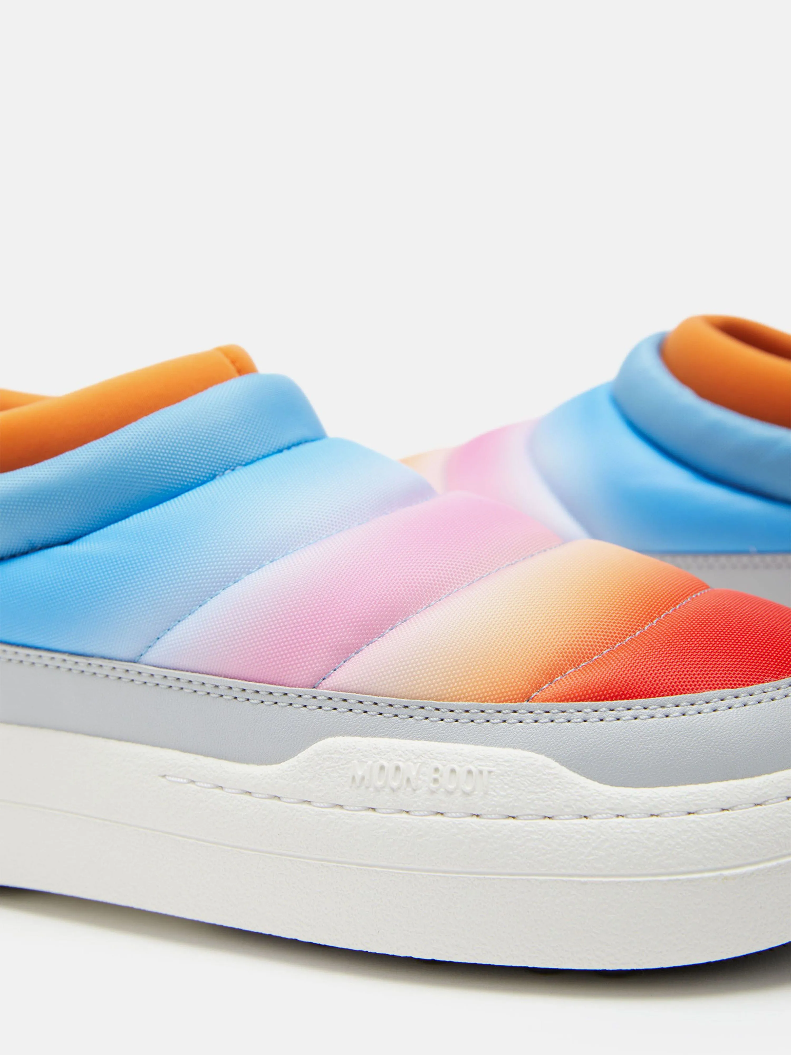 Moon Boot Girls Park Soft Sunrise Shoes in Multicolour