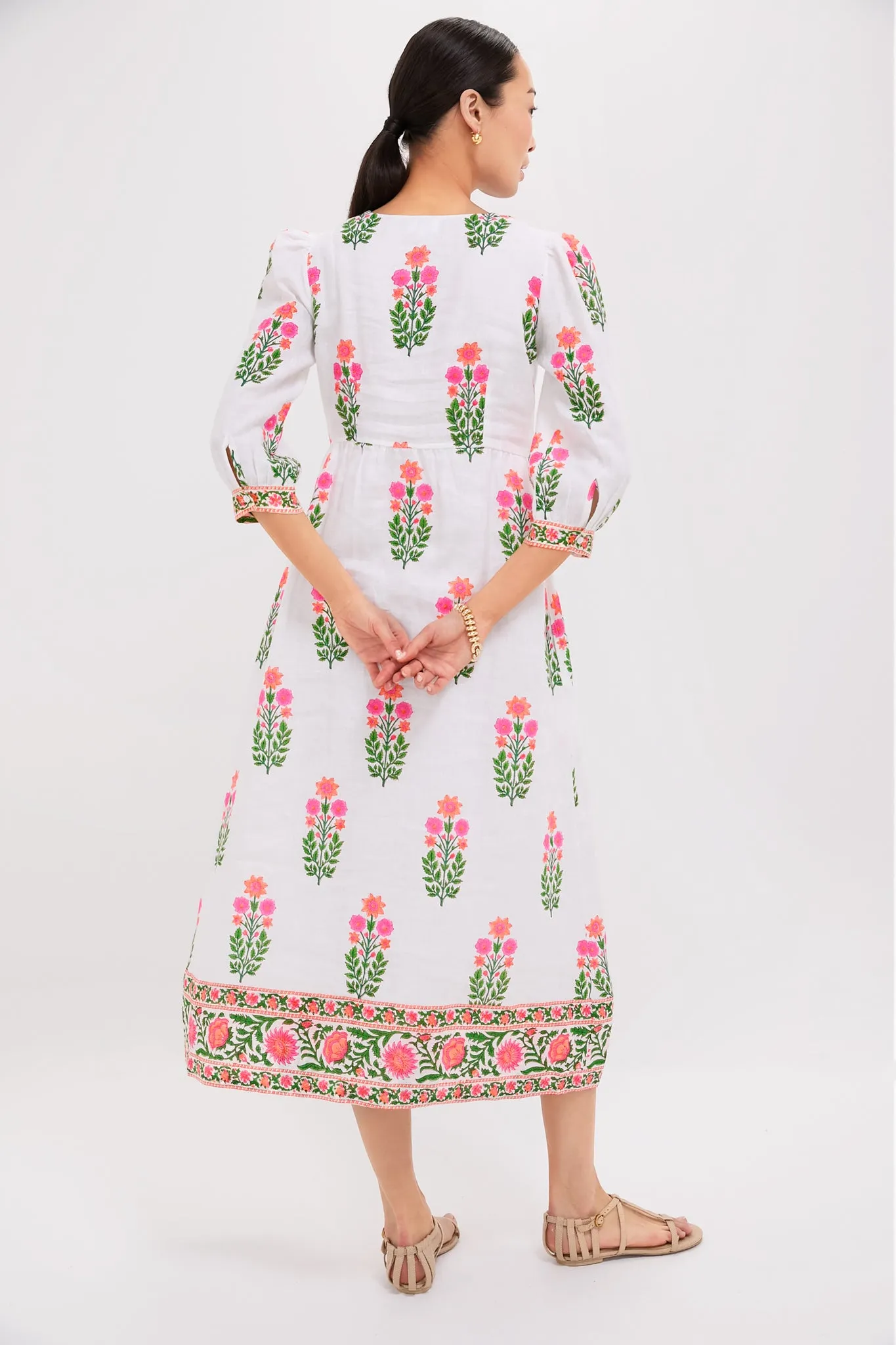 Neon Botanical Pushkar Dress