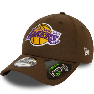 New Era Mens LA Lakers Repreve 9FORTY Cap - Brown