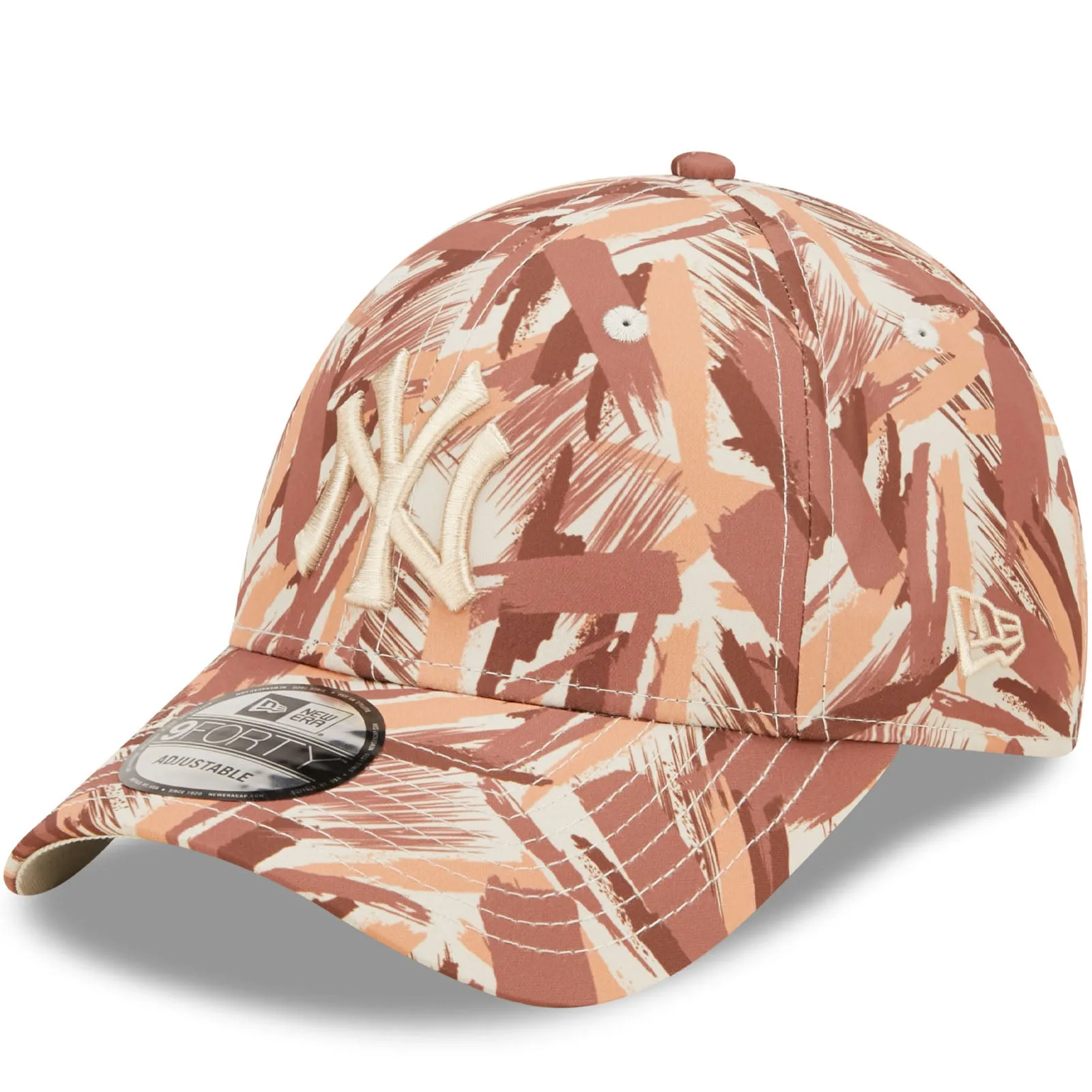 New Era New York Yankees Painted 9FORTY Adjustable Strapback Cap - Multi