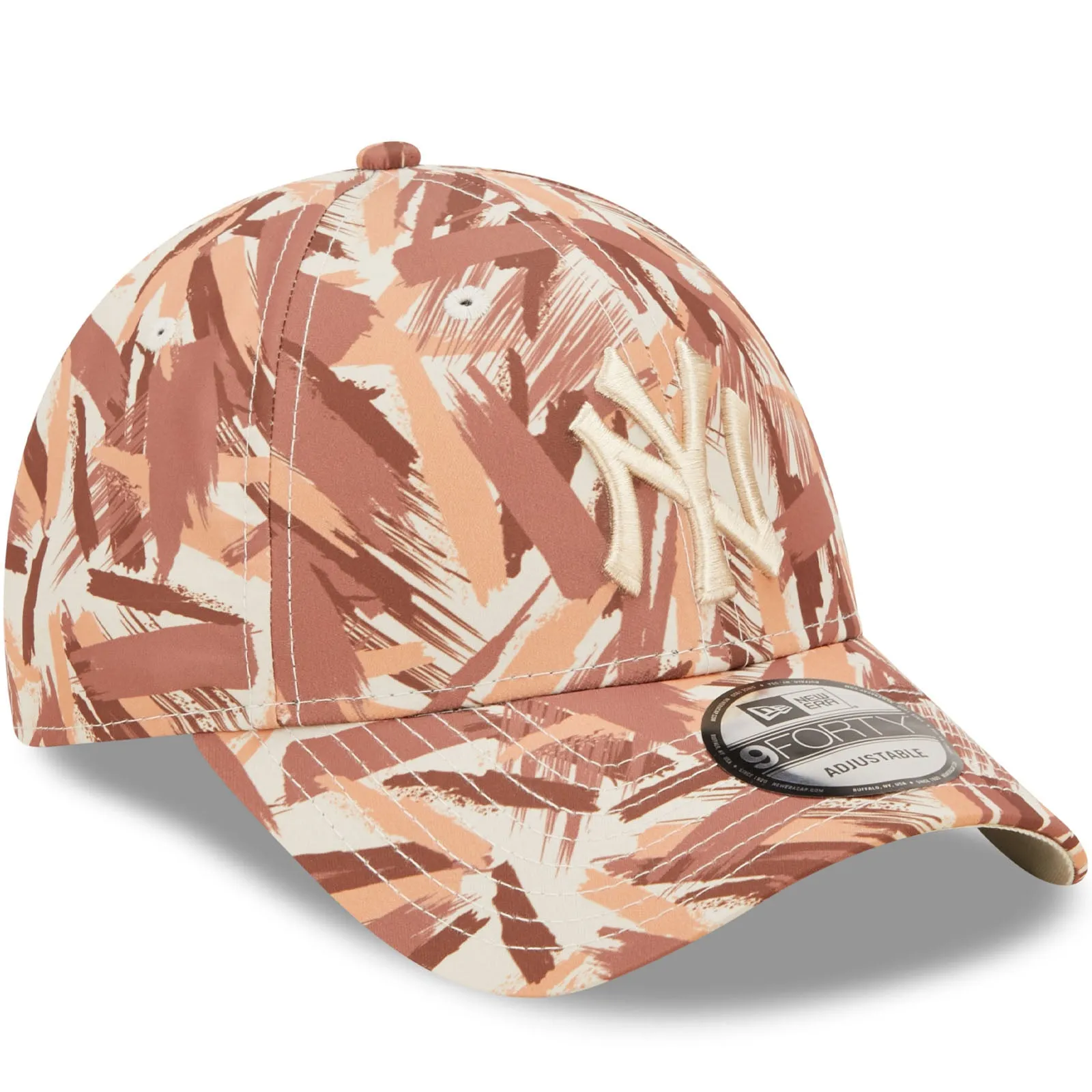 New Era New York Yankees Painted 9FORTY Adjustable Strapback Cap - Multi
