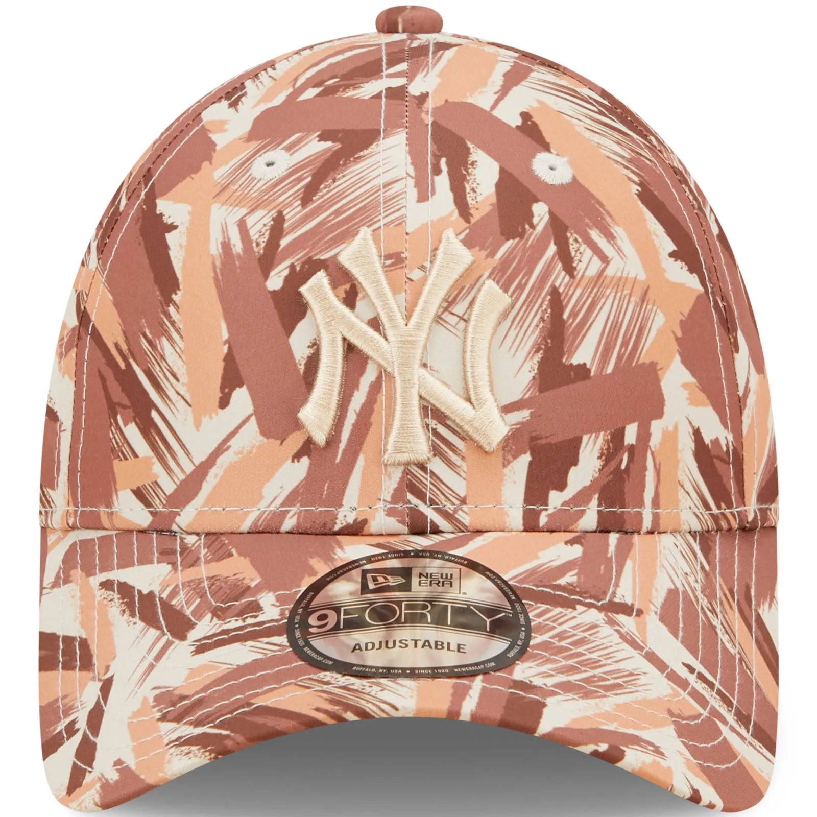 New Era New York Yankees Painted 9FORTY Adjustable Strapback Cap - Multi